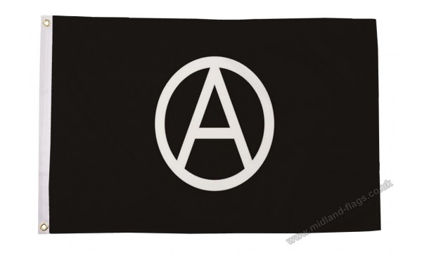 Anarchy 5ft x 3ft Flag - CLEARANCE